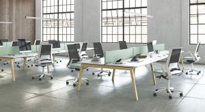BUREAU BORN piétement bois