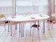 TAFEL ARTENSE half rond -  gestratifieerd ABS-randen