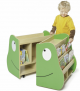 BIBLIOTHEQUE GRENOUILLE MOBILE ET PLIABLE 