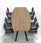 TABLE DE REUNION JUNTO TONNEAU métal