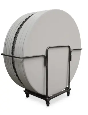 TRANSPORTWAGEN VOOR RONDE TAFEL diam.180