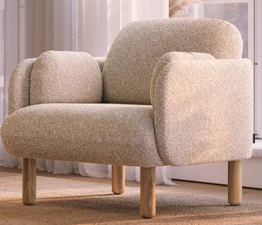 MYAMI FAUTEUIL 1 ZITS STOF BERTA