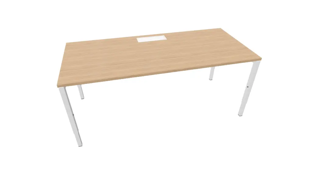 RECHTHOEKIGE UITSPARING MET AFSLUITING VOOR BUREAU MOV