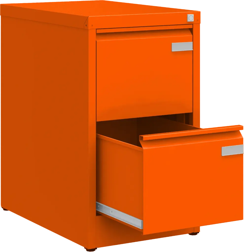 METALEN ARCHIEFCASTOR MET HANGMAPPEN EN 2-3-4-5 LADEN IN ALLE STANDAARDKLEUREN