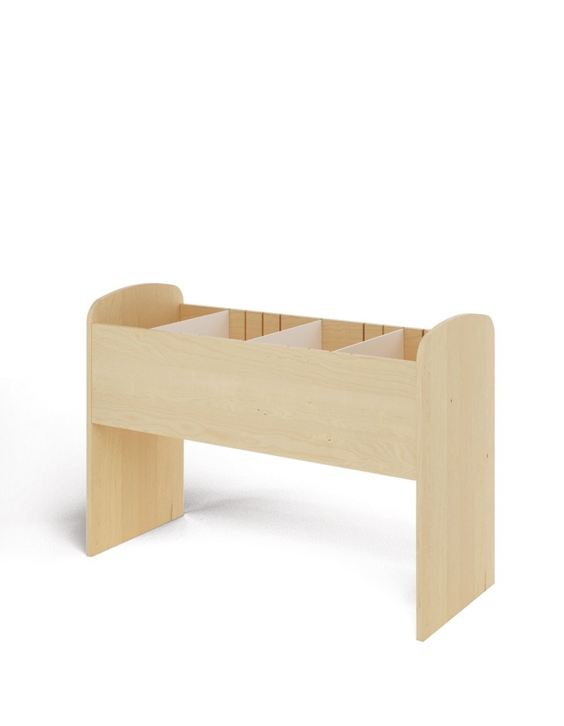 OPBERGBAK VOOR STRIPVERHALEN/BOEKEN -HOUT