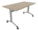 FT12 tafel met laminaatblad en ABS-randen, 70 cm diep