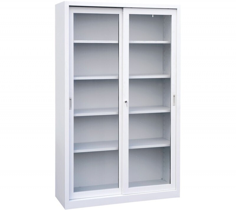 KAST AXEDIS MET GLAZEN SCHUIFDEUREN