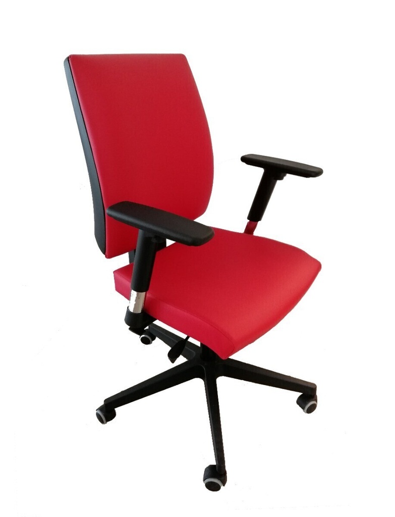 BUREAUSTOEL TAKTIK -LEDER