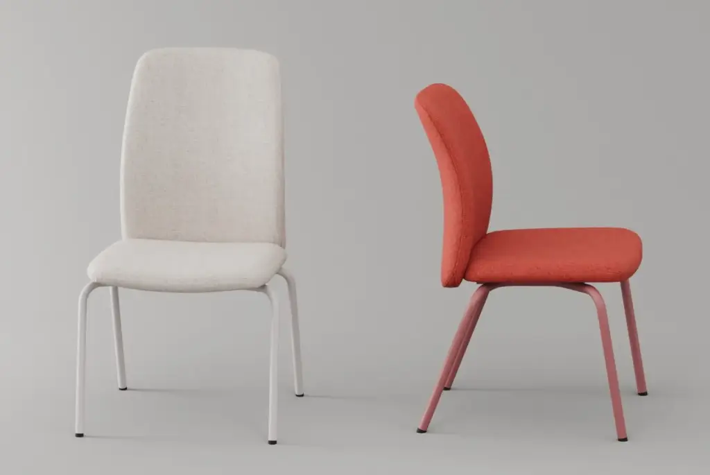 BEZOEKERSSSTOEL FLISCO -STOF CAT 2