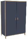 3-DEURS GARDEROBE