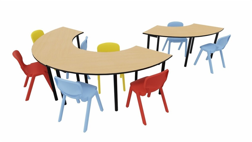 TAFEL 5 POTEN -1/4 CIRKEL