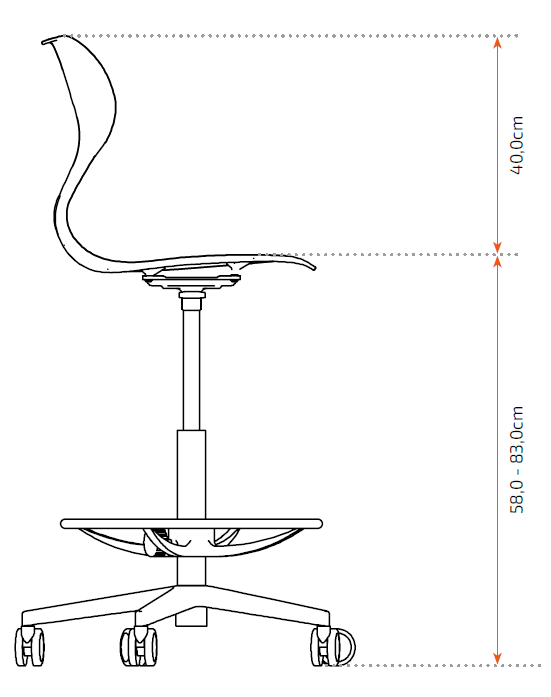 MOBIELE STOEL MAMASTOOL