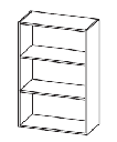 KAST LEGNO M2 ZONDER DEUREN