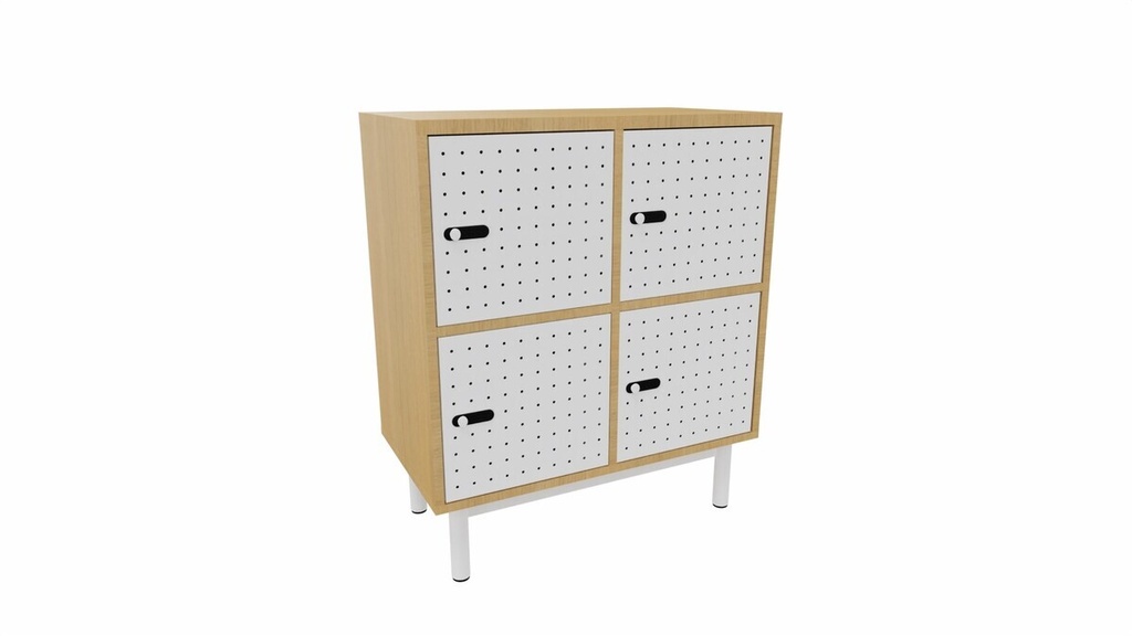 HOUTEN LOCKERS - METALEN DEUREN