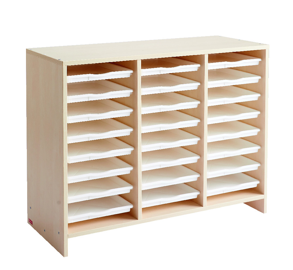 KAST 3 KOLOMMEN MET 24 LEGPLANKEN