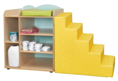 TRAP VOOR LUIERTAFEL BABI COLOR