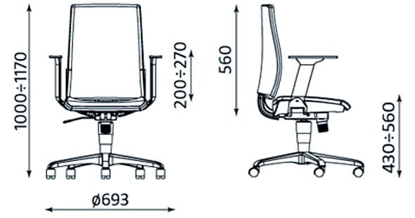 BUREAUSTOEL WORK