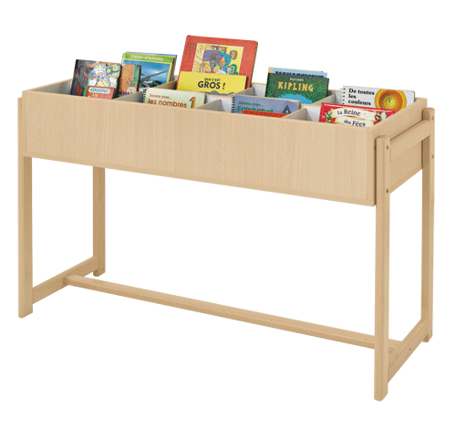 OPBERGBAK VOOR PLATEN/CDS-HOUT