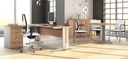 BUREAU SIGMA COMPACT ASYMMETRISCH  80/60 - VERSTELBAAR