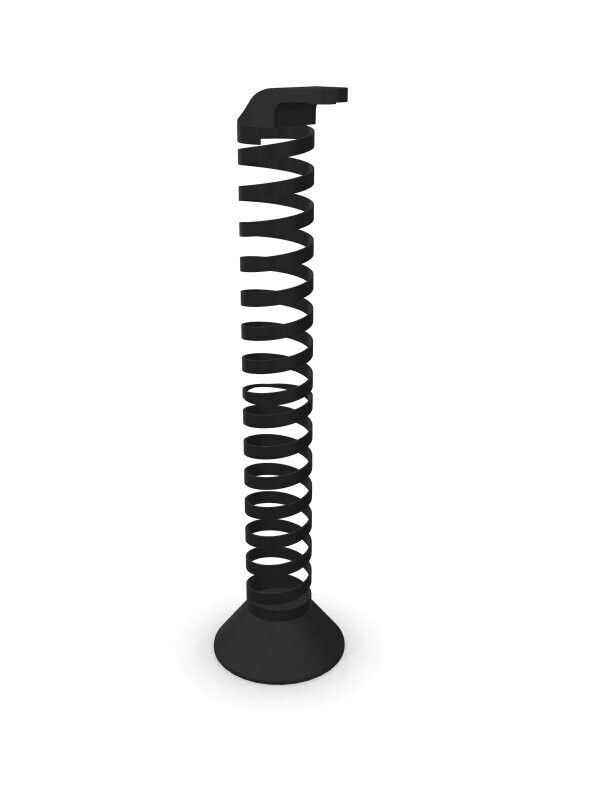 Verticale kabelgoot, uitschuifbare spiraal