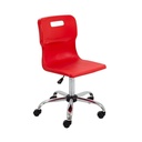 MOBIELE STOEL SWIVEL -CHROOM - LAGER ONDERWIJS