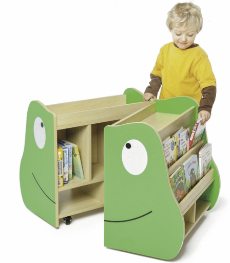 [BIBGRENOUILLE] MOBIELE EN OPVOUWBARE BOEKENKAST FROG