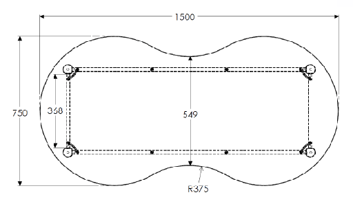 TAFEL 4 POTEN -CACAHUETE