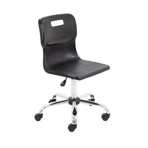 MOBIELE STOEL SWIVEL -CHROOM - LAGER ONDERWIJS