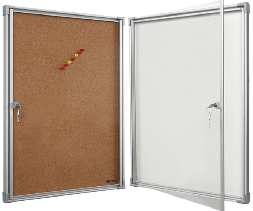AANPLAKBORD AFSLUITBAAR VITRINE - BINNEN