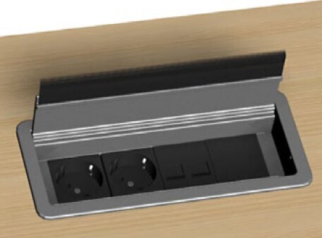 ELECTRICITEITSKIT VOOR VERGADERTAFEL STAR