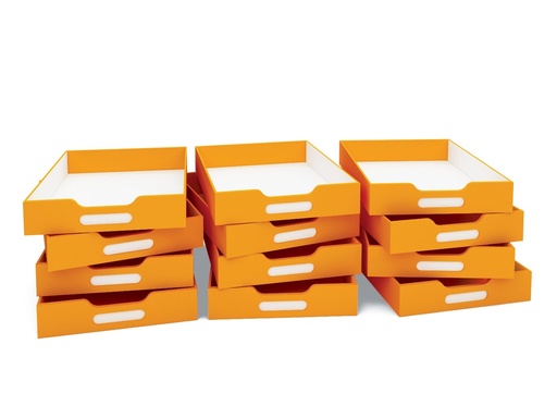 KLEINE KARTONNEN BAKJES(8 stuks)