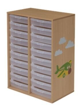 OPBERGBLOK CDCC2102 2 KOLOMMEN, H102CM