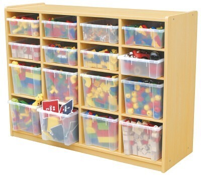 [ARM4C-EB] OPBERGKAST  MET 4 KOLOMMEN EN MET VAKKEN  L132,2 x B48 x H105,4 CM WIT ESDOORN