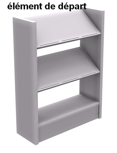 BIBLIOTHEEKREK SATURNE-H120CM