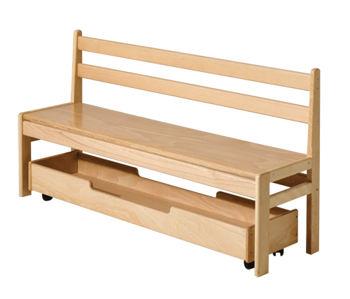 [COFFREB] MOBIELE HOUTEN KOFFER