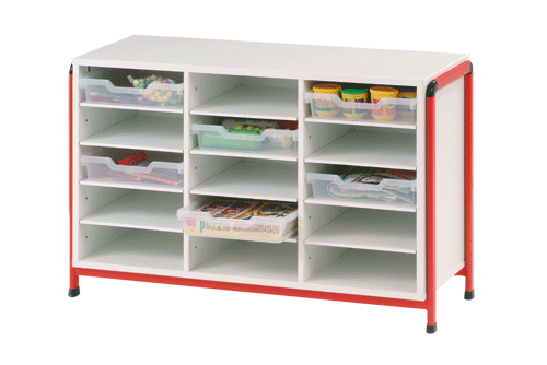 OPBERGBLOK MET 15 VAKKEN