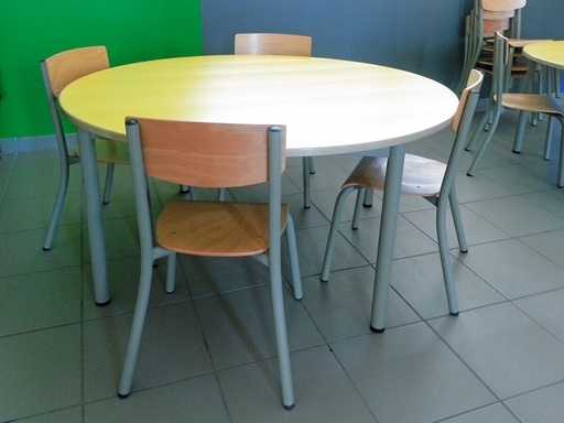 [ARTROND160MELABS] Ronde Artense-tafel 160, melamine/ABS
