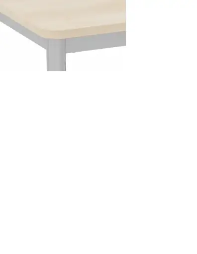 TAfel ARTENSE - melamine 50 mm afgeronde hoeken ABS