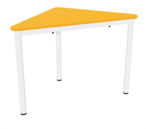 DRIEHOEKIGE TAFEL 108X80X80 LAMINAAT VOOR KLEUTERSCHOOL