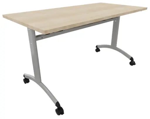 [FT1221] FT12 tafel met laminaatblad en ABS-randen, 80 cm diep