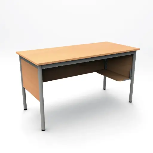 [COL4817] BUREAU MET STOEL LERN MELAMINE ABS 160X64